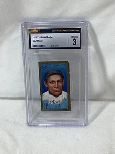 1911 T205 Gold Border New York Giants Chief Meyers Card CSG 3 Polar Bear Back - Picture 1 of 2