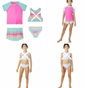 Eddie Bauer Youth Girls SZ Small (7/8) 3-Piece Swim Set  - Picture 1 of 9