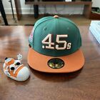 New Era Fitted Hat Size 7 1/4 MLB Club Houston Astros .45 Exclusive Patch UV