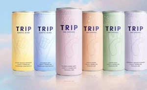 12 x 250ml TRIP Mindful Miscele + Infuso Confezione Mista Lattine Bevande Spumanti - Foto 1 di 3