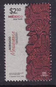 px019 México Arte Textil MNH 2024 Sc# Mc# Et#at019 México Crafts - Imagen 1 de 1