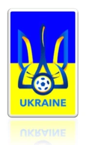 Ukraine weicher Vinyl-Kühlschrankmagnet ukrainische Fußballnationalmannschaft - Bild 1 von 1