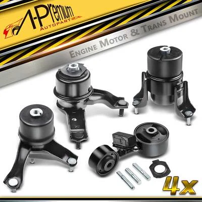 4x Engine Motor & Transmission Mount for Toyota Camry 2002-2006 L4 2.4L Sedan - Image 1 of 4