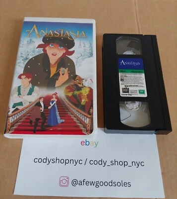 Anastasia (VHS, 1998) Clamshell Animated Kids Movie Fox Meg Ryan Hank Azaria VG Foto 1 de 4