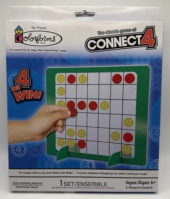 Colorforms Connect 4 Game FAST SHIPPING - Image 1 of 4