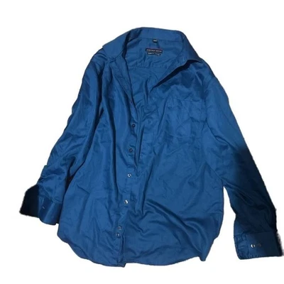 Geoffrey Beene Men's Classic Fit No-Iron Dress Shirt, Blue - Image 1 of 3