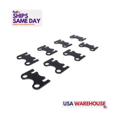 Comp Cams 1063070, набор из 8 направляющих пластин SBC 3/8 дюйма плоский тип сталь черные рабочие - Изображение 1 из 4