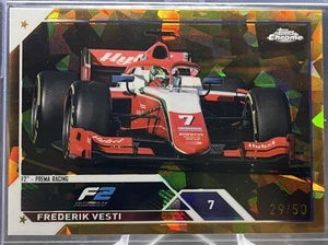 2023 Topps Chrome Sapphire Formula 1 F1 Frederik Vesti Gold 29/50 #122 - Picture 1 of 2