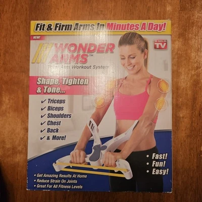 Sistema de entrenamiento Wonder Arms Total Arm con 3 bandas de resistencia + guía - como se ve en Foto 1 de 4