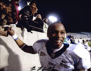Brennan Marion signed NFL football 8x10 photo W/Cert Autographed 03 - Picture 1 of 2