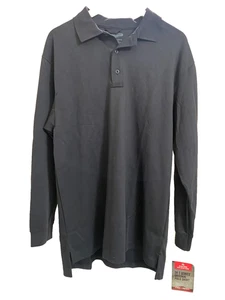 Tru Spec 24-7 Series Performance L/S Polo Shirt Navy Blue Men's Size Large NWT - Picture 1 of 4