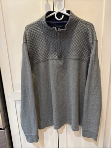Brooks Brothers Men’s Grey 1/4 Zip Pullover XXL - Picture 1 of 6
