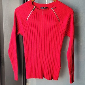 Inc International Concepts Womens Zipper Detail Raglan Sleeve Sweater Size M - Picture 1 of 8