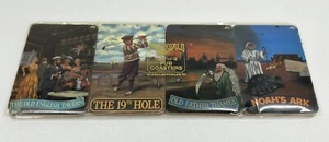 Pub World Collectables Drink Coasters British Pub Sign Collection Corked Backs - Picture 1 of 3