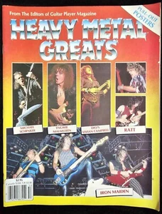 Heavy Metal Greats Guitar Player 1985 Ratt, Dio, Maiden & more - Picture 1 of 1