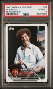 2023 Topps X Bob Ross Bob Ross Flagship SSP PSA 10 - Picture 1 of 3