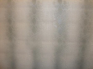 vinyl faux Fake leather upholstery Snake Scale Viper Silver Embossed ROLLED - Picture 1 of 1