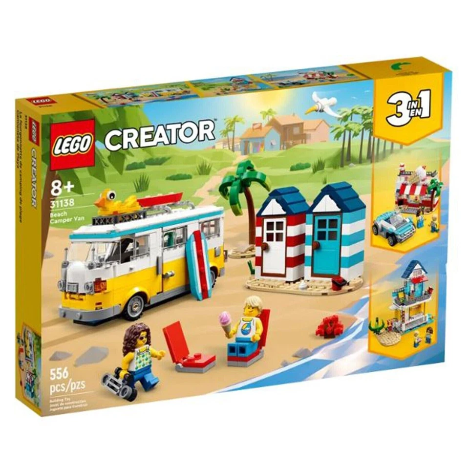 Lego Creator 31138 - Beach Camper Van NEW - FREE SHIPPING - Image 1 of 1