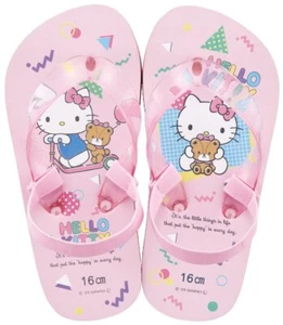 Skater Kids Flip Flops Hello Kitty 23 Sanrio 16cm SDBE16-A - Picture 1 of 8
