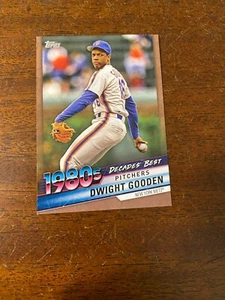 2020 Topps Dwight Gooden Decades Best DB63 44/50 - Mets Superstar - Bild 1 von 2