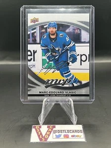 23/24 MVP Hockey - MARC-EDOUARD VLASIC SILVER SCRIPT #130 San Jose Sharks - Foto 1 di 3