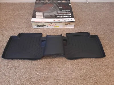 Forros de piso WeatherTech ajuste personalizado para Jeep Cherokee - segunda fila (445662), negros Foto 1 de 4