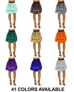 Satin Women Short Pant Belly Dance Puffball Short Pant Boho Balloon Pant S60 - Picture 1 of 45