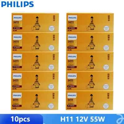 10pcs Philips Vision H11 12V 55W Origin Car Halogen Headlight Auto Bulb Fog Lamp - Image 1 of 4
