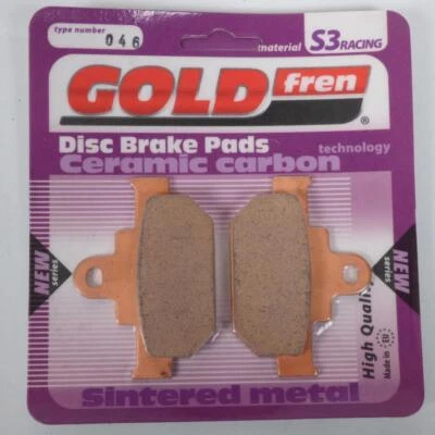 Plaquette de frein Gold Fren pour moto Suzuki 600 DR S 1985-1988 AV Neuf - Photo 1/2