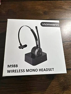 Vicimwann Wireless Mono Headset With Built In Microphone Model M98B - Picture 1 of 1