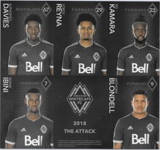 ALPHONSO DAVIES 2018 Chevron VANCOUVER WHITECAPS Soccer Football Fußball Panel