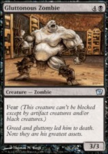 1x Gluttonous Zombie MTG 9th Edition NM Magic Regular
