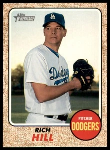 Topps Heritage #711 Rich Hill 2017 número alto SP - Imagen 1 de 2