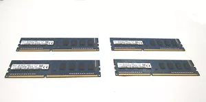 16GB - Lot of 4 SK HYNIX HMT451U6BFR8C-PB 4GB PC3-12800U DDR3 1600MHz Memory - Picture 1 of 3