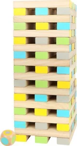 Wackelturm XXL "Active" aus Holz Outdoor-Familienspiel ab 3 Jahren 12027 - Bild 1 von 6