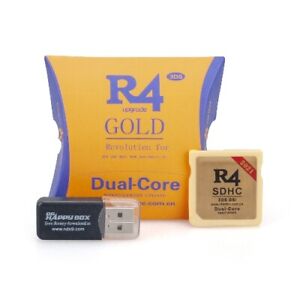 2022 R4 Gold SDHC Dual-Core for DS/3DS/2DS/ Revolution Cartridge With USB 