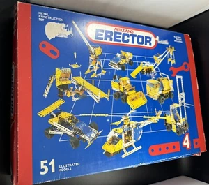 Meccano Erector Metallbaukasten #4 - nicht Full Set. Siehe Bilder - Bild 1 von 3