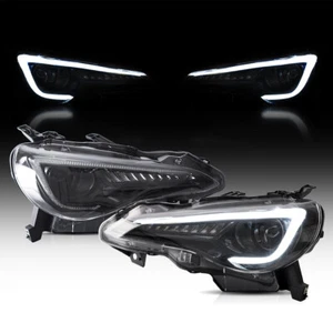 Fit Toyota 86/Subaru Brz / Scion FR-S LED Headlights w/Sequential Turn sig LH+RH - Picture 1 of 15