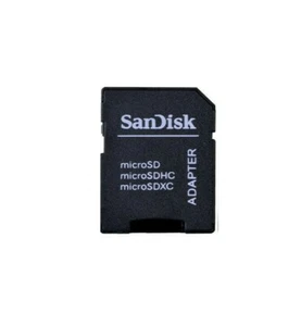 Genuine Sandisk Micro SD to SD HC SDHC Memory Card TF Adapter Reader - Picture 1 of 1