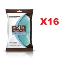 16 PZ ARIX SPUGNA CORPO AQUA MASSAGE SPUGNA MORBIDA ART. 625 BAGNO COLORI MISTI