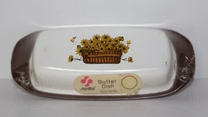 Sterilite One Stick Butter Dish & Lid with Flower Basket Design New in Package - Picture 1 of 4