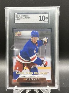 2020 ALEXIS LAFRENIERE UPPER DECK UD CANVAS C91 RC SGC 10 - Bild 1 von 12