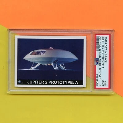 Monsterwax 2019 Lost In Space Ron Gross Trading card #M1 PSA 9 - Image 1 of 4