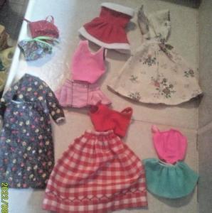 Vintage Barbie Doll/other Clothing Some Handmade Lot Of 12 - Picture 1 of 3