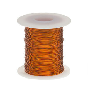 20 AWG Gauge Enameled Copper Magnet Wire 4 oz 78' Length 0.0343" 200C Natural