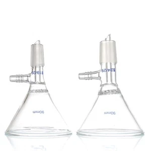 Wholesale 50mm - 150mm Clear Glass Filter Funnel Standard Connector Glassware - Picture 1 of 10
