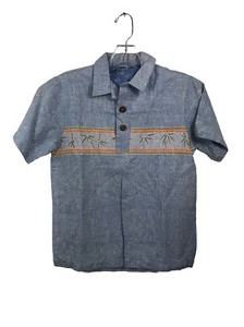 Ocean Pacific Sunwear OP Vtg Aloha Surf Shirt - Kids Boys Medium (12-14) - Picture 1 of 7