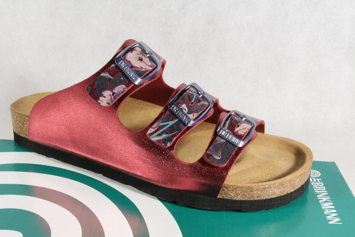 Sandalias Dr. Brinkmann Para Mujer - Modelo Piazza, Suela De Piel Suave Y Cómoda