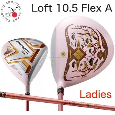 HONMA Golf Beres Aizu Ladies Driver Club 3S Grade Loft 10.5 Flex A Shaft Women - Image 1 of 4