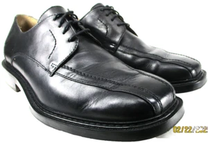 Skechers Herren Oxford Schuhe Schwarz Leder Obermaterial Gr. 10 UK 9 Euro 43 China - Bild 1 von 9
